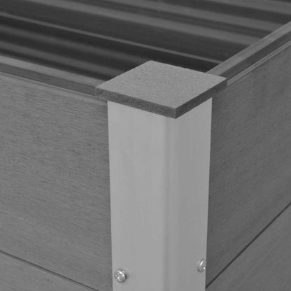Arriate De Wpc Gris 150x100x54 Cm_4