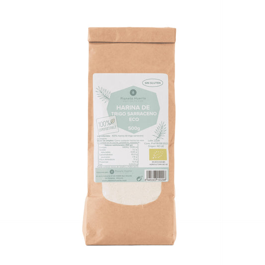 Farinha de Trigo Sarraceno Sem Glúten ECO Planeta Huerto 500g