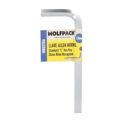 Llave Allen Standar Acero Cromo Vanadio Profesional 7,0 Mm. Llave Hexagonal, Llave Allen Taller Mecanica, Llave Allen Bricolaje