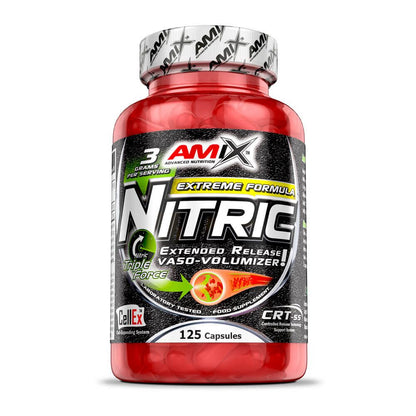 Nitric - 125 Cápsulas - Óxido Nítrico - Amix Nutrition_0