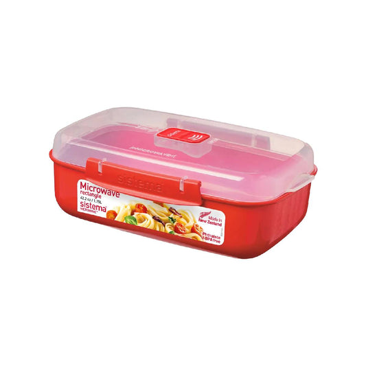 Recipiente retangular para sistema de micro-ondas 1,25 ml