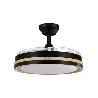 Ventilador Dc Viper Negro/madera 72w 3aspas 107d 7200l M 6vel 3000k,4500k,6000k, Remoto+temporizador+memoria_1