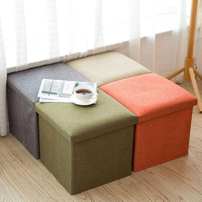 Well Home - Pack 2 Taburetes Ordenación Verde Oscuro_3