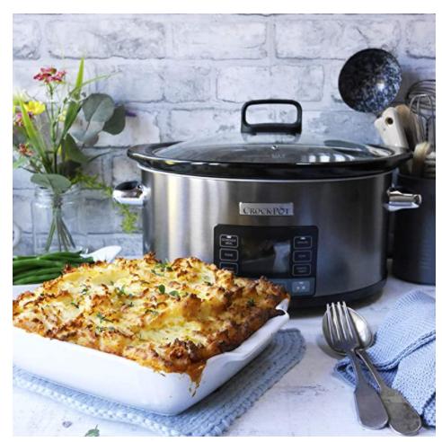Panela elétrica digital Crockpot Timeselect 5,6L CSC066X