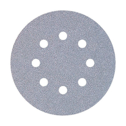 5 discos adhesivos de lijar	para lijadoras excéntricas Ø 125 mm Wolfcraft Grano 40