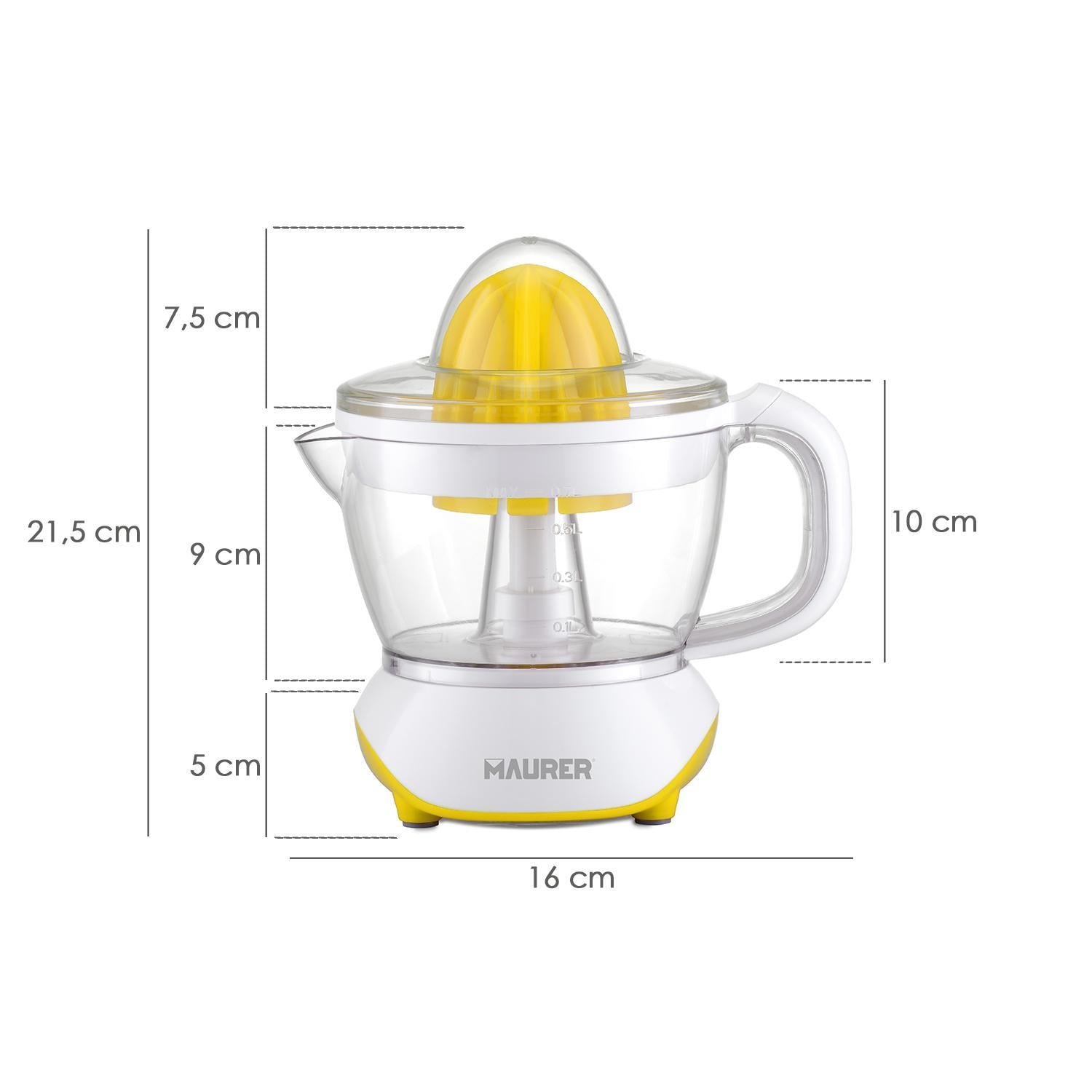 Exprimidor Naranjas Electrico 25 Watt. Capacidad 700 Ml. Exprimidor Zumo Narajas, Exprimidor Fruta_1