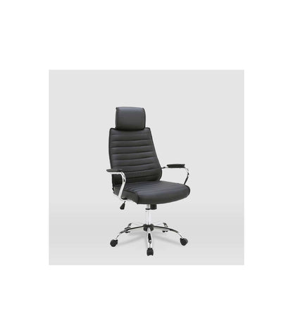 Silla De Oficina Diana Acabado Negro. Alto: 118/127cm Ancho: 65.5cm Fondo: 64cm._5