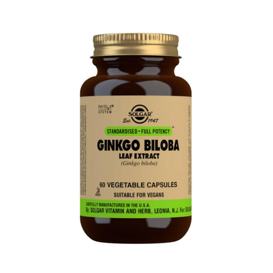 Ginkgo Biloba Solgar 60 cápsulas vegetais