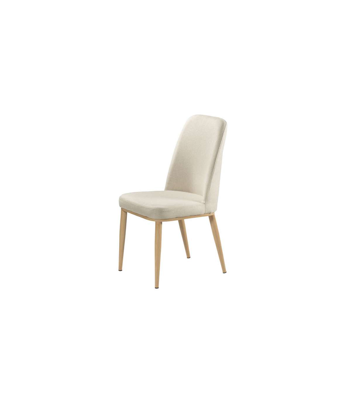 Silla Claud Tapizada En Tela Color Beige, 98 Cm(alto)46 Cm(ancho)50 Cm(largo)_5