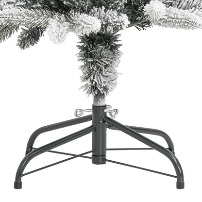 Vidaxl Árbol De Navidad Artificial Estrecho Con Nieve Pvc Y Pe 120 Cm_5