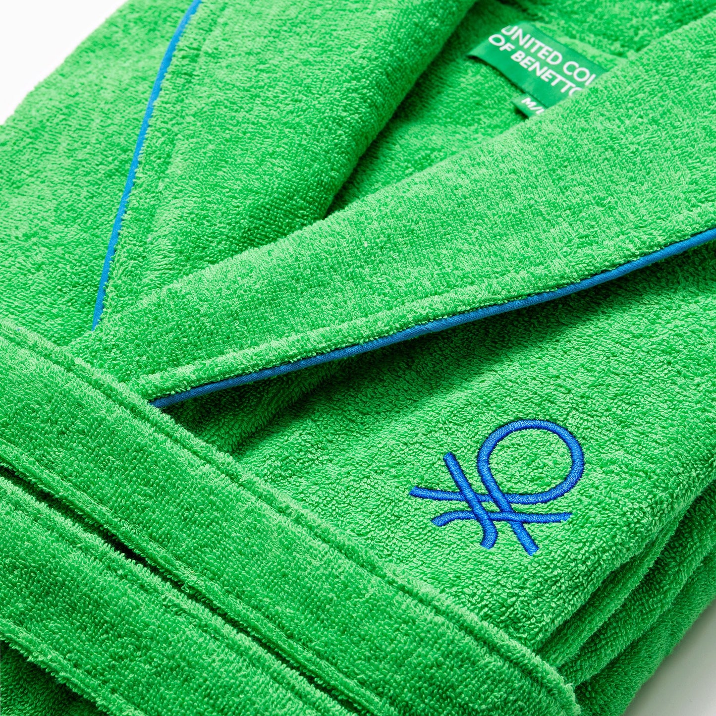 Albornoz M/l 360gsm 100% Algodón Verde Rainbow_4