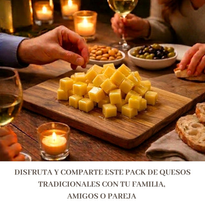 Saleta® Surtido De 3 Bolsas De Queso Precortado Curado De Oveja En Aceite De Oliva Virgen Extra_2