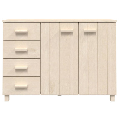 Aparador Hamar Madera De Pino Maciza Marrón Miel 113x40x80 Cm / Vetonek_3