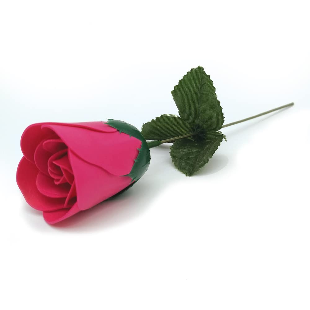 12 Rosas De Jabón Para Baño Aromático Y Relajante (fucsia) - Regalo Original Para Días Especiales - Aroma Atalcado_3