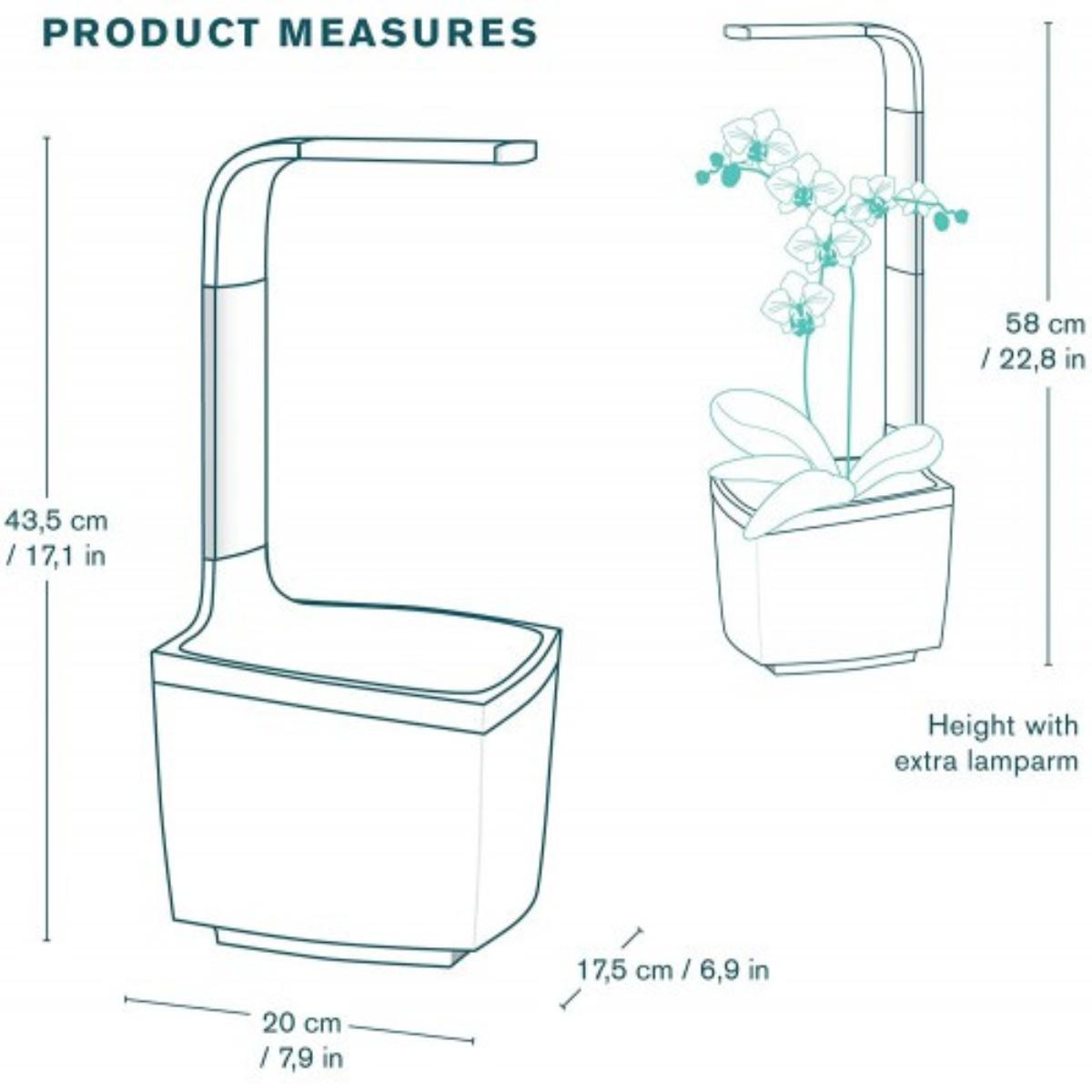 T3 Kitchen Garden Vaso autocultivante 20 x 17,5 cm