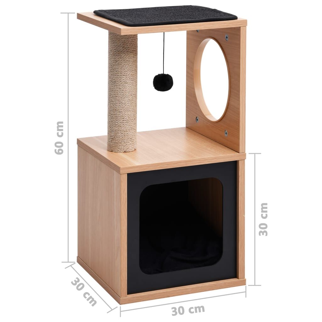 Vidaxl Rascador Para Gatos Con Alfombra Rascadora De Sisal 60 Cm_2