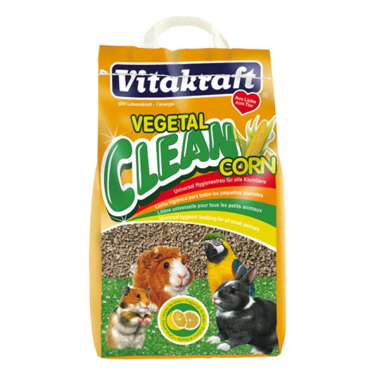 Cama Vitakraft Vegetal Clean Corn 8 L para Roedores