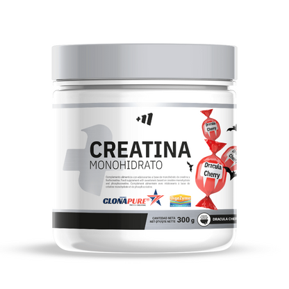 Creatina Monohidrato Clonapure® - 300g - Dracula Cherry - Aumenta La Fuerza - Masmusculo_0