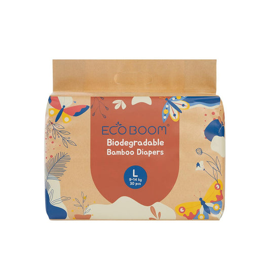 Fralda Ecoboom T4 Bamboo 30 unidades
