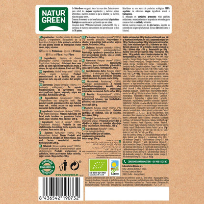 Sementes de Cânhamo Descascadas Naturgreen 400 g