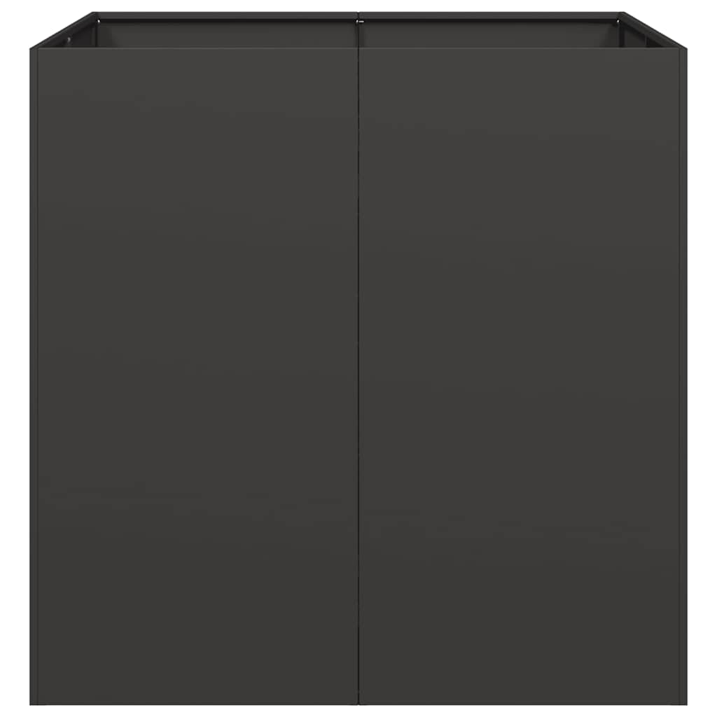 Jardinera Acero Negro 80x80x80 Cm_3