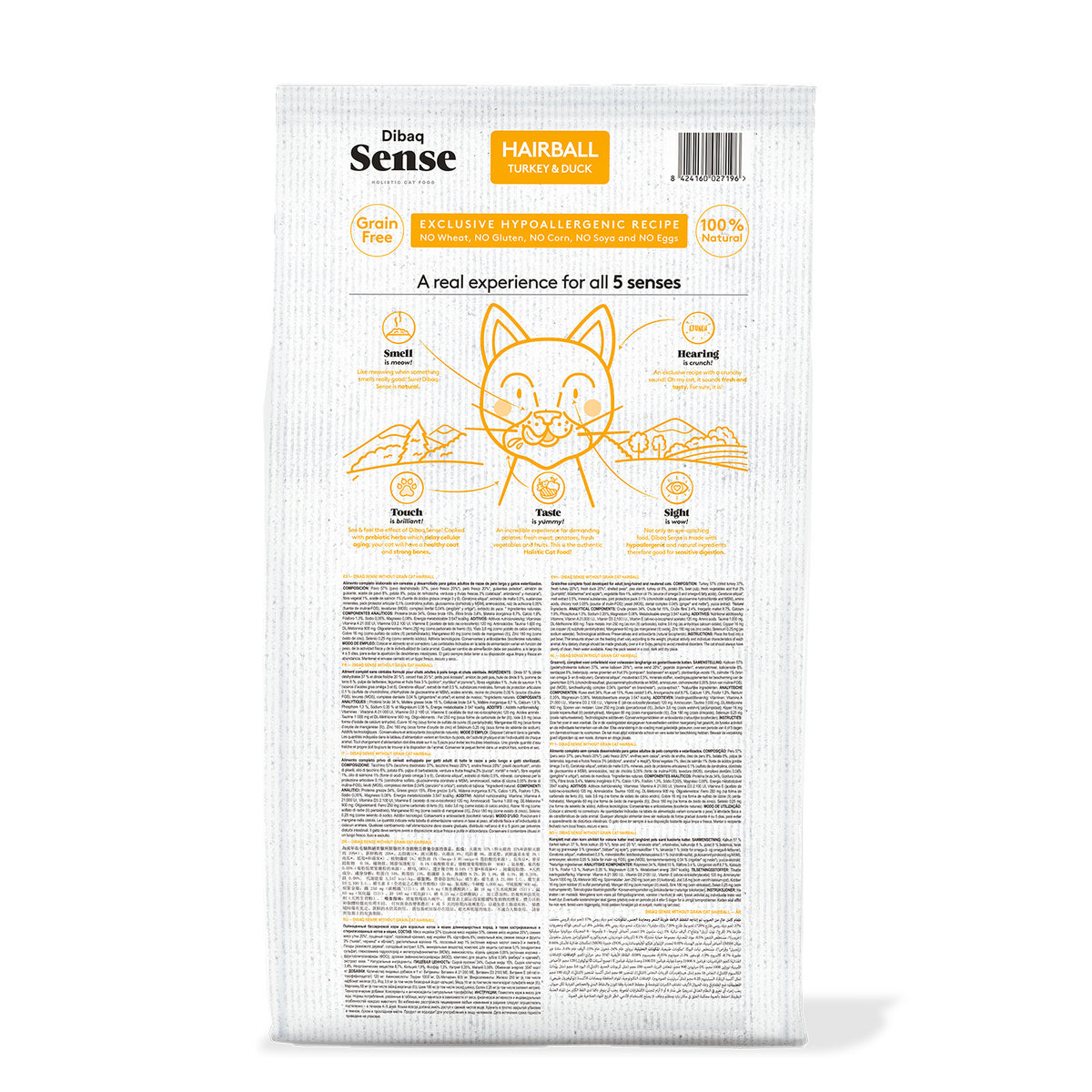 Dibaq Sense Grain Free Hairball 1,5 Kg_1
