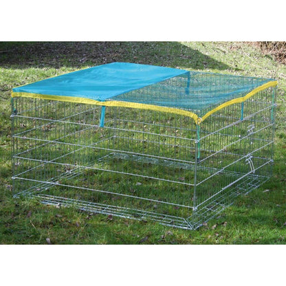 Kerbl Recinto Exterior Para Animales Pequeños Y Barrera Escape Cromado_0