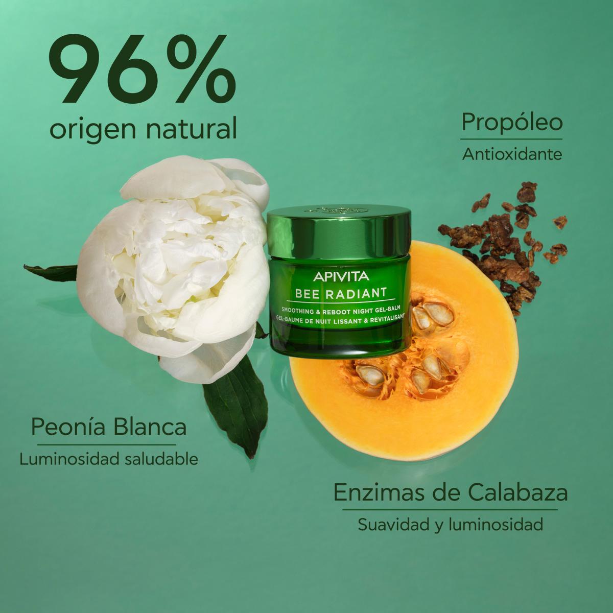 APIVITA BEE RADIANT Gel-Bálsamo de Noite 50 ml