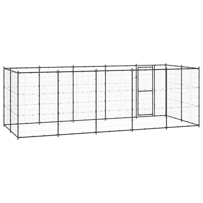 Vidaxl Perrera De Exterior De Acero 12,1 M²_3