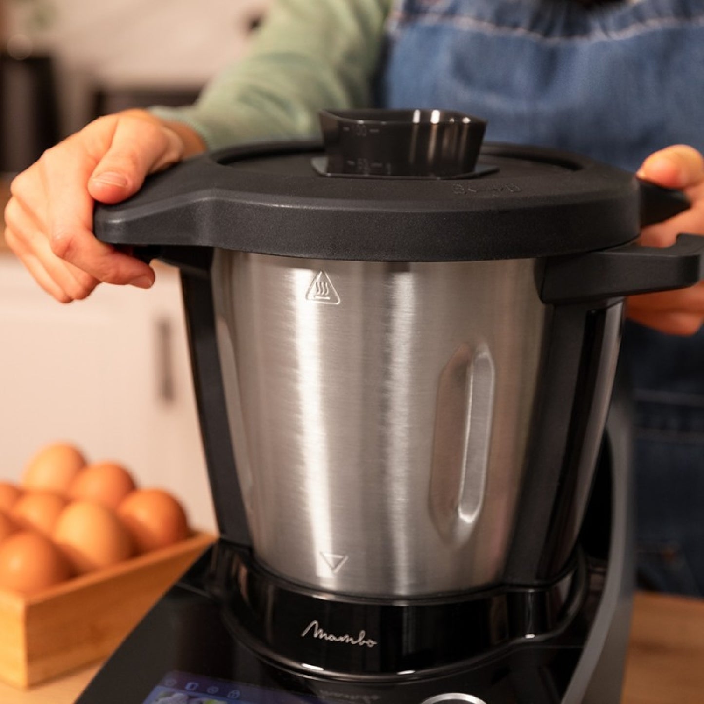 Robot De Cocina Multifunción Mambo Touch. 1600 W, 37 Funciones, Pantalla Táctil Tft 5 Con Recetario Integrado, 3,3 Litros De Capacidad, App, Báscul_3