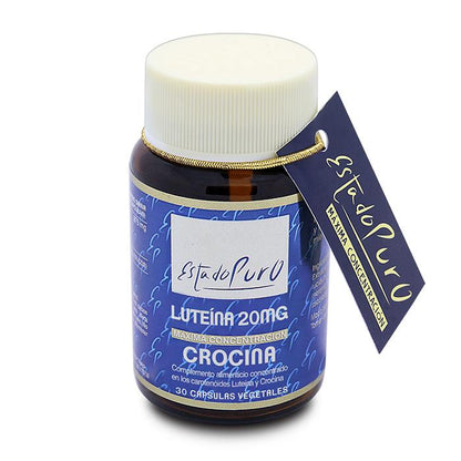 Luteína Pure State Tongil 20 mg Crocin 30 cápsulas vegetais
