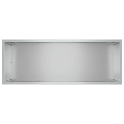 Macetero De Jardín Plateado 80 X 30 X 40 Cm Acero Galvanizado_3