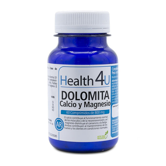 H4U Dolomita Cálcio e Magnésio 60 comprimidos de 800 mg