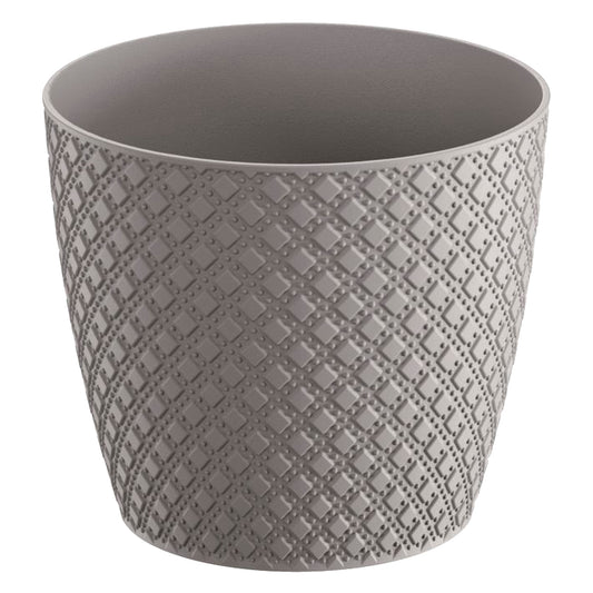 Maceta Orient 5,4l., Dimensiones (mm) 218x218x193, Color Gris Piedra