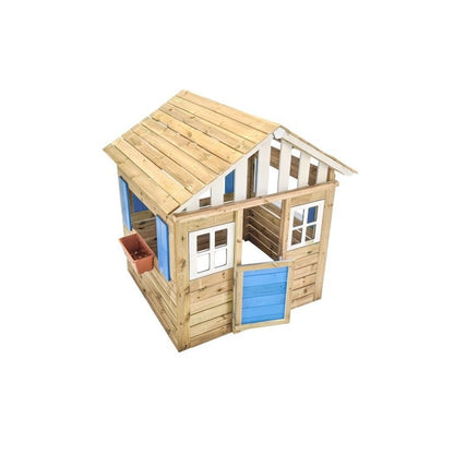 Casita De Madera Masgames Lollipop Xl Azul Sin Suelo De Madera._2