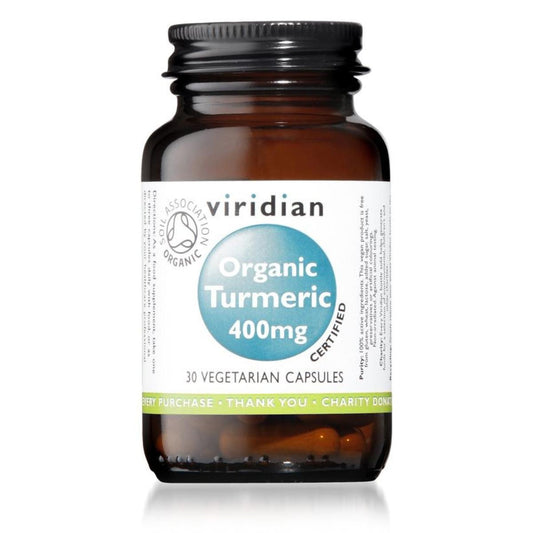 Cúrcuma biológica Cúrcuma 400 mg Viridian 30 cápsulas