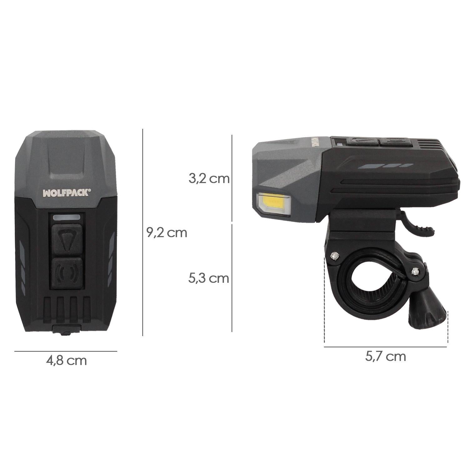 Luz Led Frontal Para Bicicleta / Patinete 800 Lumenes (7 Modos) Bateria Recargable Usb