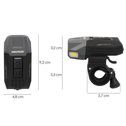 Luz Led Frontal Para Bicicleta / Patinete 800 Lumenes (7 Modos) Bateria Recargable Usb
