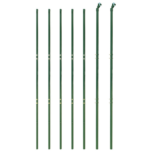 Cerca De Alambre De Acero Galvanizado Verde 2,2x10 M / Vetonek_0