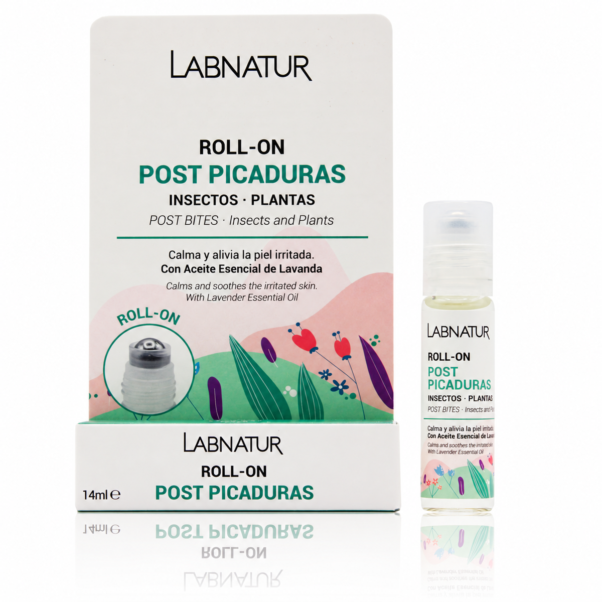 Roll-On Post Picaduras Labnatur 14 ml | Lavanda y Pantenol | Sensación Refrescante y de Confort | Vegano_0