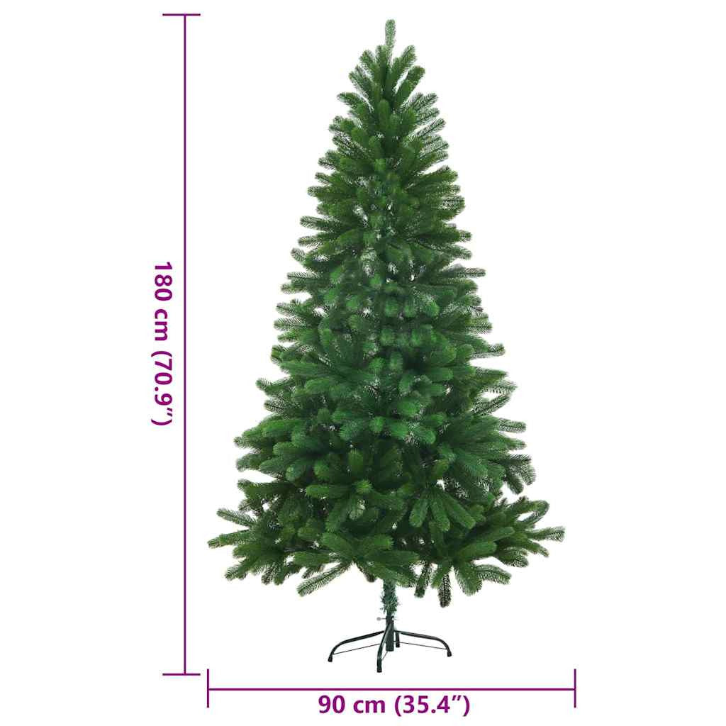 Vidaxl Árbol De Navidad Artificial Hojas Realistas Verde 180 Cm_2