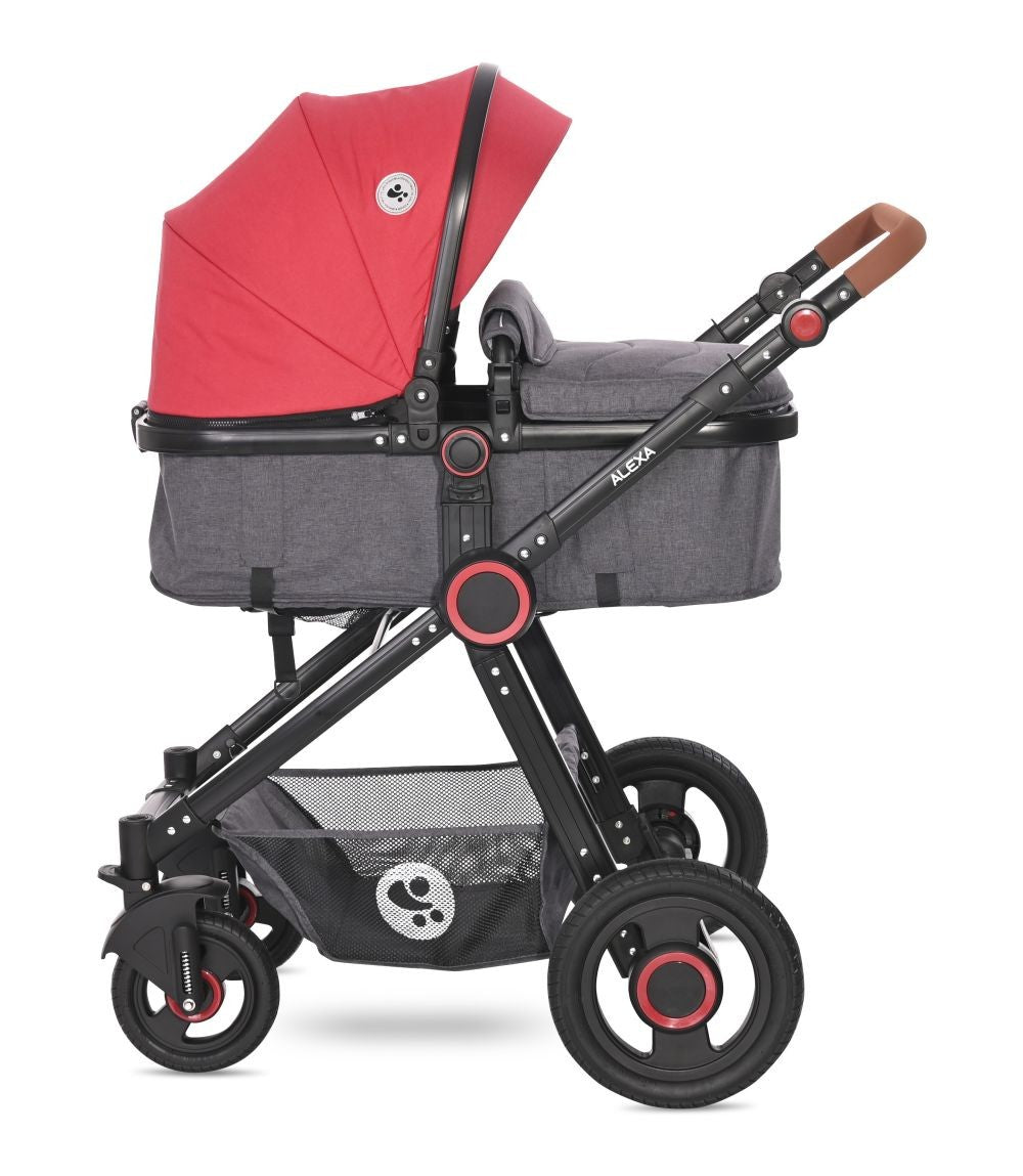 Carrito De Bebé Trío Alexa Cherry Red_1