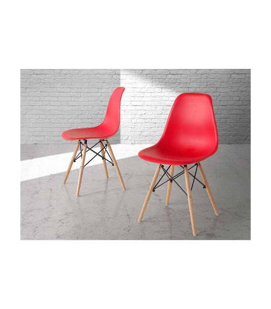 Pack 4 Sillas Sofía Acabado Rojo, 81 Cm(alto)47 Cm(ancho)51 Cm(largo)_0