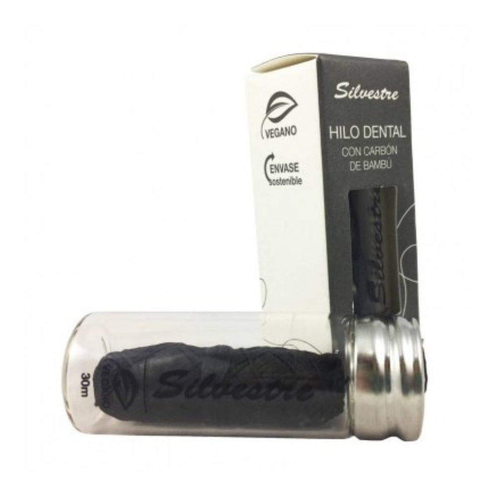Hilo Dental Con Carbón De Bambú 30 Metros Silvestre_0