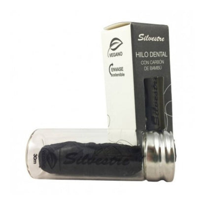 Hilo Dental Con Carbón De Bambú 30 Metros Silvestre_0
