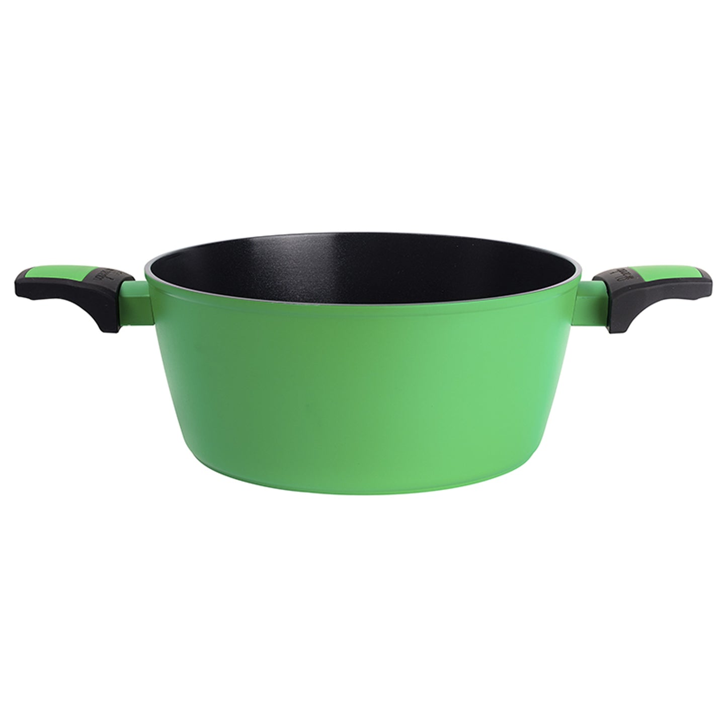 Cacerola Con Tapa En Aluminio Forjado Color Verde - Ø24 X 4,8 Cm_2