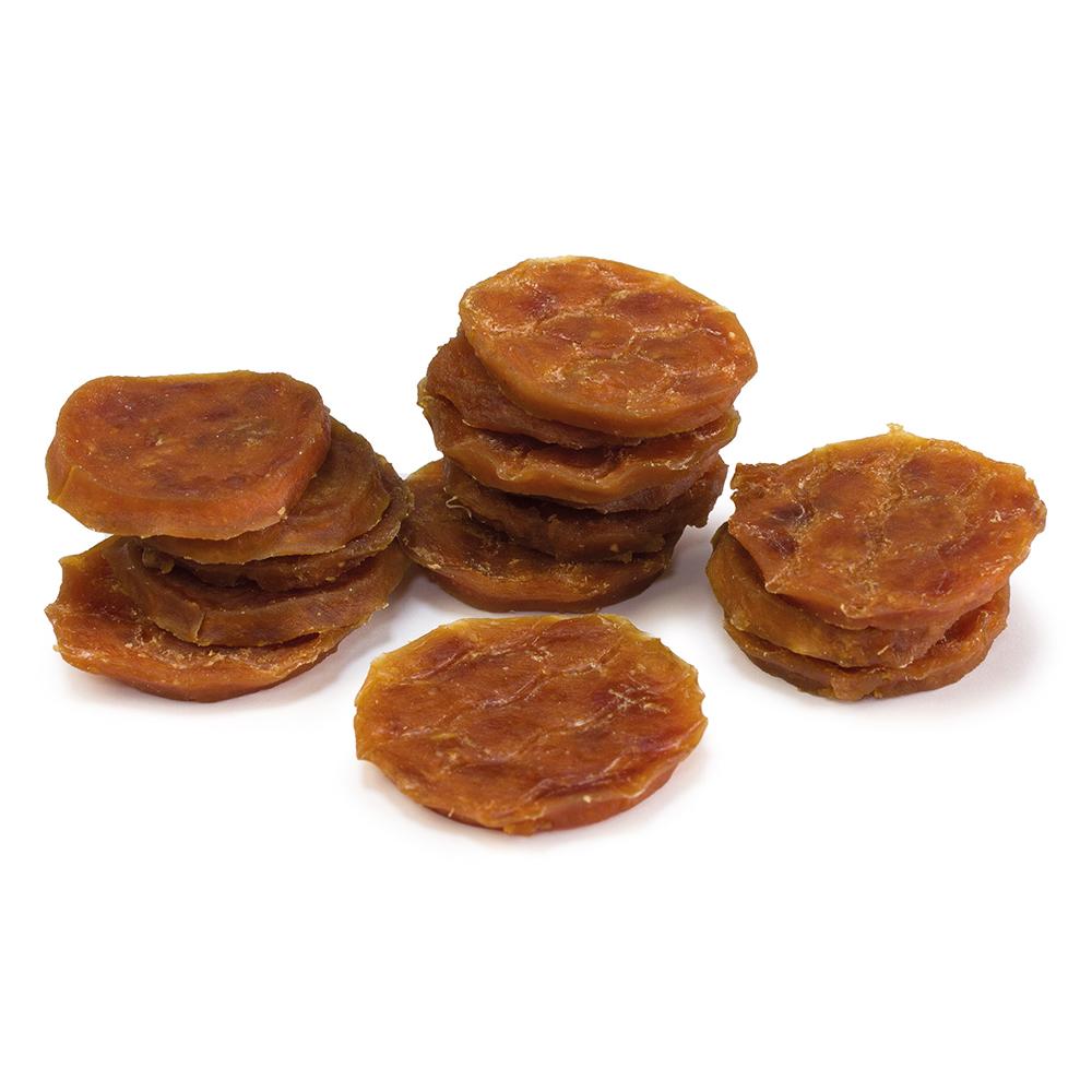Petisco natural para cães Arquivet chips de pato 100 g