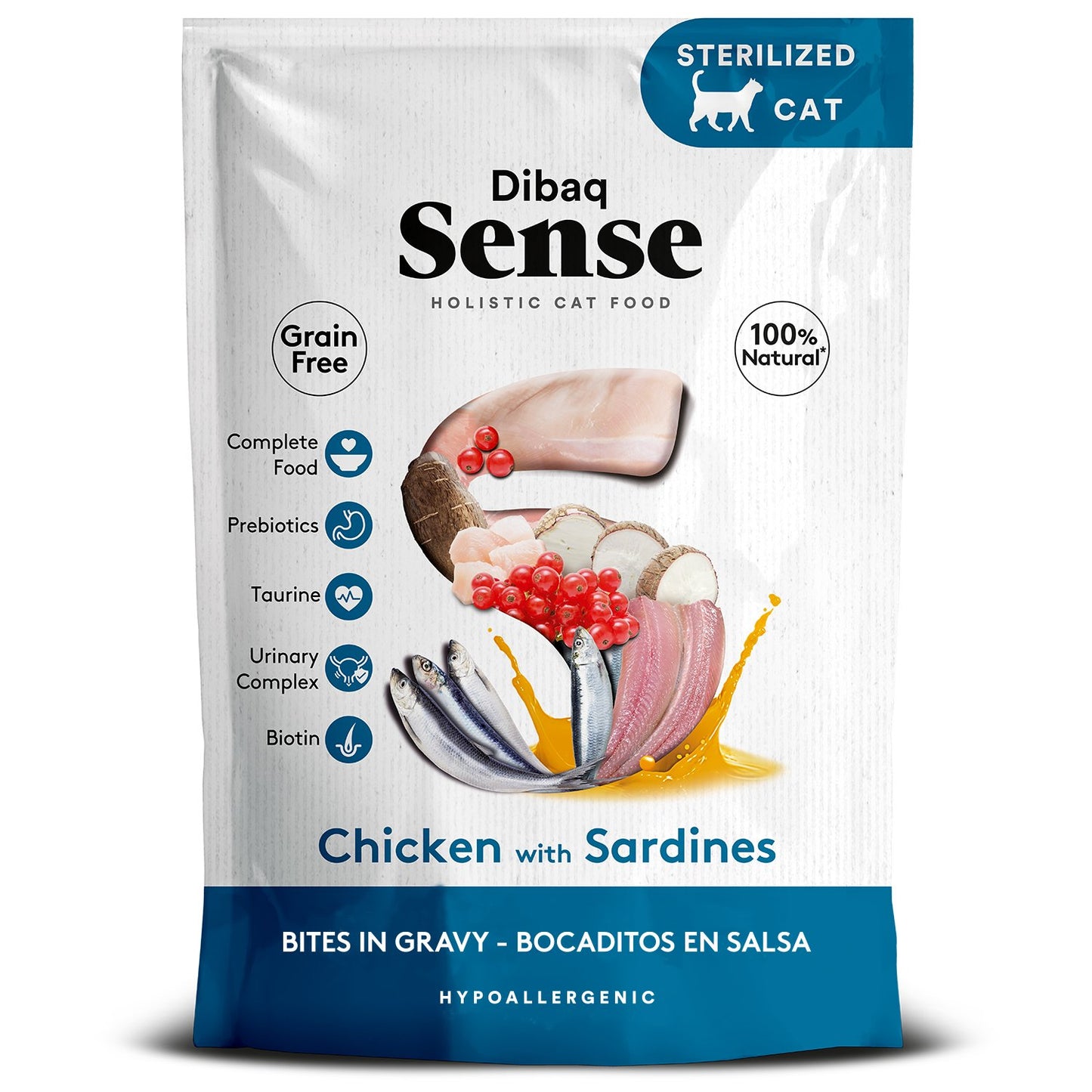 Dibaq Sense Bites Pollo Con Sardinas, 12 Unidades X 100gr_1