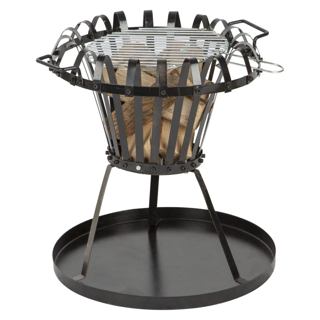 Practo Garden Brasero Con Parrilla Negro_2