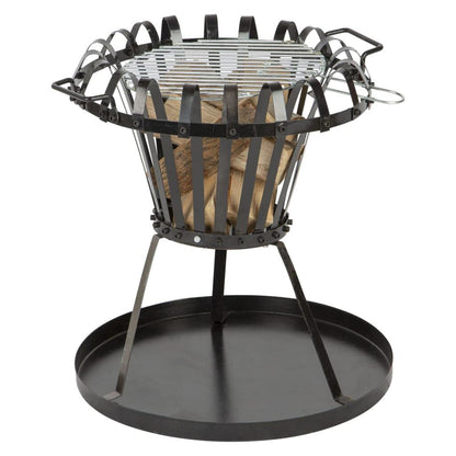 Practo Garden Brasero Con Parrilla Negro_2